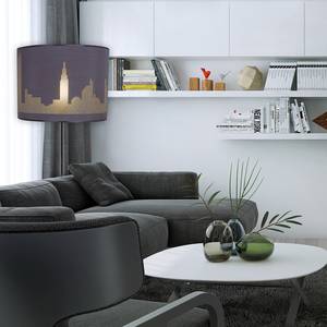 Lampadaire Manhattan Acier inoxydable - Gris