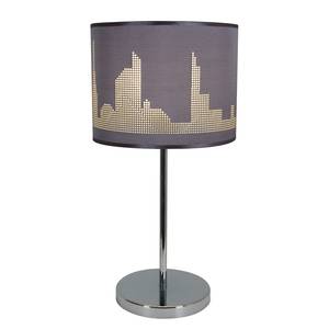 Tafellamp Manhattan roestvrij staal - grijs