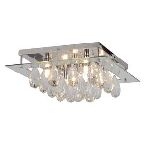 Plafonnier LED Diamonds Acier inoxydable - Argenté