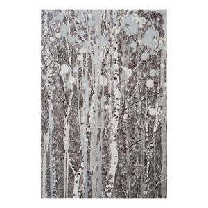 Impression d’art Pirna I Gris - En partie en bois massif - 100 x 70 x 3 cm