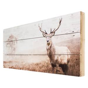 Afbeelding Tiksi Bruin - Massief hout - 70 x 30 x 3.8 cm