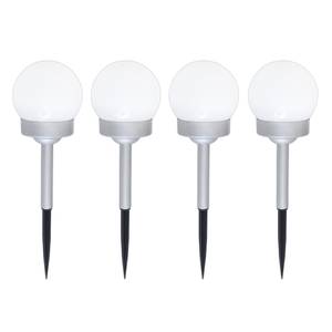 Piquets solaires Jesi (lot de 4 Plexiglas / Matière plastique - Blanc