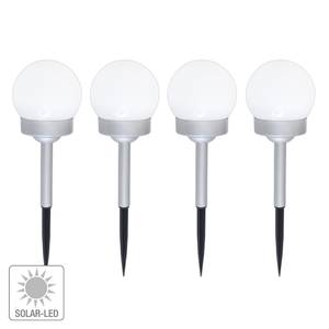 Piquets solaires Jesi (lot de 4 Plexiglas / Matière plastique - Blanc