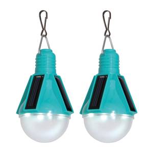 Lanternes solaires Sora (lot de 2) Plexiglas - Turquoise