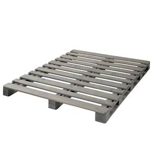 Palletbed Smood massief grenenhout - Grijs - 160 x 200cm