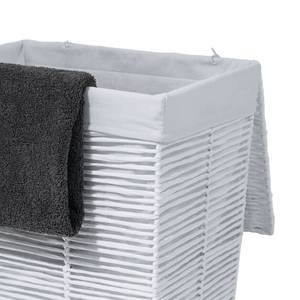 Wäschesammler Viale Papier / Webstoff - Weiß