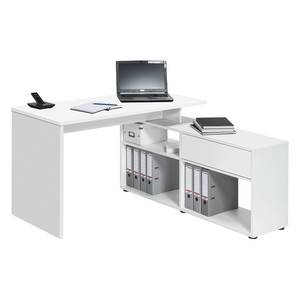 Bureau d'angle Tyler Blanc - Blanc