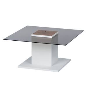 Table basse Ceza Blanc / Imitation bois de bout