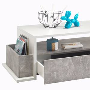 Table basse Kosis Blanc alpin / Gris