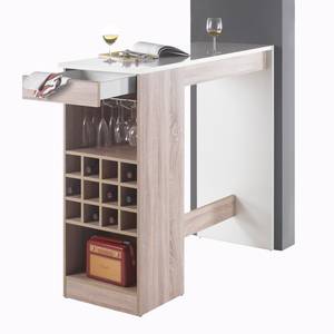 Bartafel Windhuk Sonoma eikenhouten look/wit