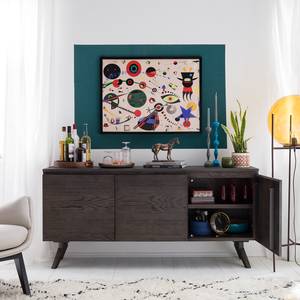 Sideboard Alvesta Eiche massiv -  Eiche Grau