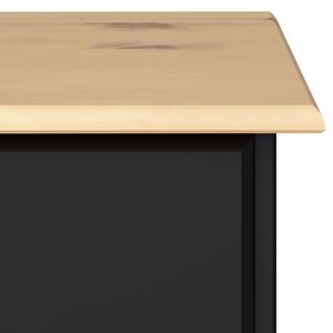 Table de chevet Nola I Noir - Noir - Largeur : 82 cm