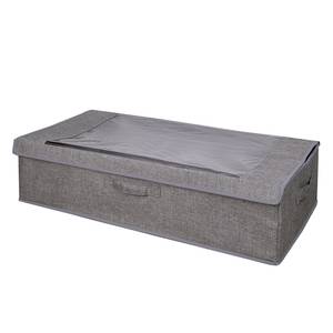 Rangement sous lit Mirani II Carton / Cotton - Gris chiné