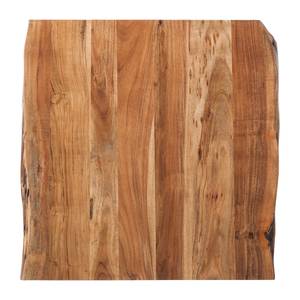 Table basse en bois massif KAPRA Acacia massif /Métal - Acacia - Largeur : 80 cm