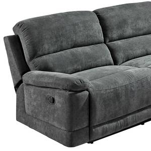 Sofa Leticia (3-Sitzer) Mikrofaser - Grau