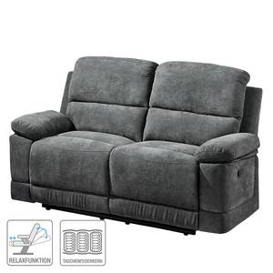 Sofa Leticia (2-Sitzer) Mikrofaser - Grau