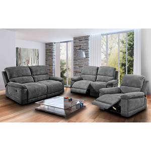 Sofa Leticia (2-Sitzer) Mikrofaser - Grau