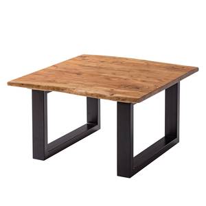 Table basse Kapra Acacia massif - métal - Largeur : 80 cm