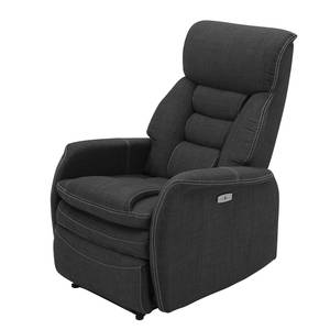 Relaxfauteuil Suan Vlakweefsel - donkergrijs/wit