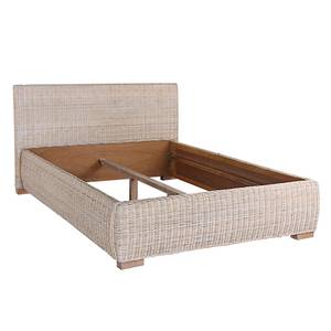 Letto in rattan Sunne Fibra naturale - 140 x 200 cm - 140 x 200cm