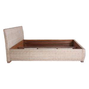 Letto in rattan Sunne Fibra naturale - 140 x 200 cm - 140 x 200cm