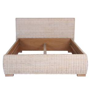 Letto in rattan Sunne Fibra naturale - 180 x 200 cm - 180 x 200cm