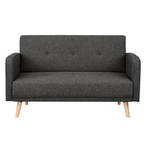 Sofa Daru II (2-Sitzer) Flachgewebe - Dunkelgrau