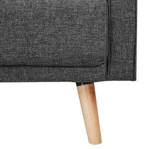 Sofa Daru II (2-Sitzer) Flachgewebe - Dunkelgrau