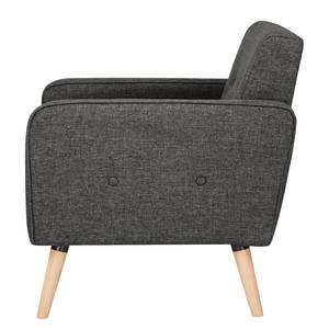 Fauteuil Daru II vlakweefsel - Donkergrijs