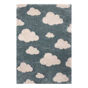 Kindervloerkleed Clouds Louis kunstvezels - blauw/crèmewit