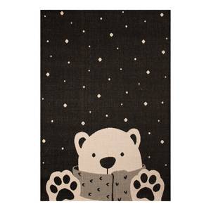 Tapis enfant Icebear Stan Fibres synthétiques - Noir / Crème