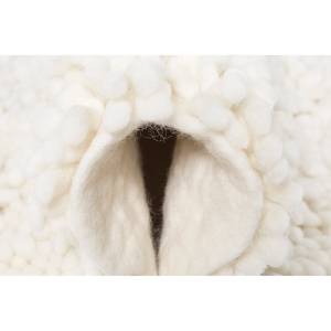 Kindervloerkleed Emma das Schaf Wol - Crème