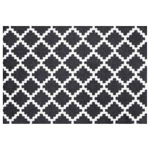 Fußmatte Elegance Kunstfaser - Schwarz / Weiß