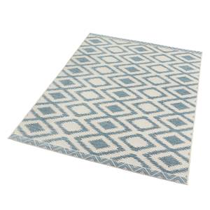 Tapis intérieur / extérieur Isle Fibres synthétiques - Crème / Bleu pétrole - 180 x 280 cm