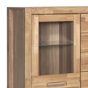 Highboard Majona II Deels massief eikenhout - Wild eikenhout