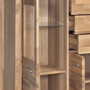 Highboard Majona II Deels massief eikenhout - Wild eikenhout