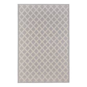 Kurzflorteppich Dawn Polypropylen - Grau / Beige - 194 x 290 cm