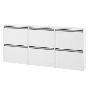 Schoenenkast Skyline I Wit - Breedte: 153 cm