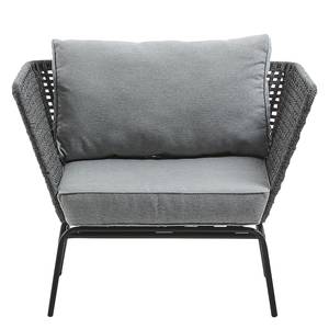 Fauteuil de jardin Bellano II Acier / Matière plastique - Gris