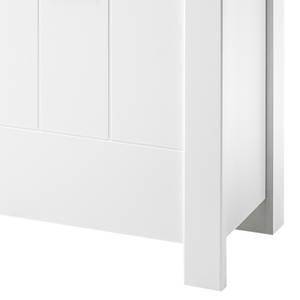 Kast Modica V wit/Westminster eikenhouten look - Hoogte: 111 cm