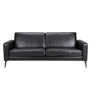 Sofa Crove (3-Sitzer) Kunstleder - Schwarz