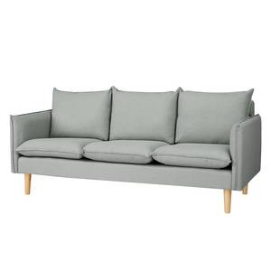 Sofa Bourn (3-Sitzer) Flachgewebe - Lichtgrau