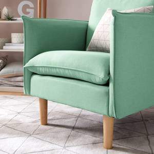 Fauteuil Bourn vlakweefsel - Mintgroen