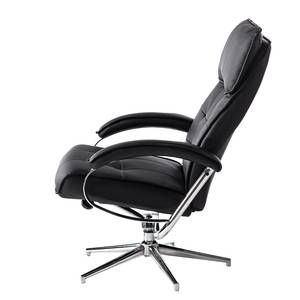 Fauteuil relax Loxton Noir - Cuir synthétique - 73 x 87 x 96 cm