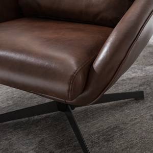 Fauteuil Riversdale Marron - Cuir synthétique - 88 x 76 x 103 cm