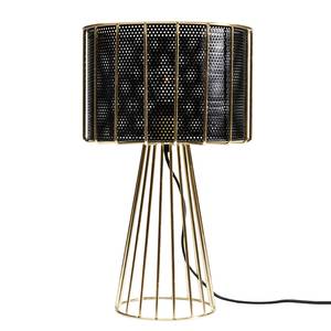 Lampe Wire Bowl Acier - Noir / Doré