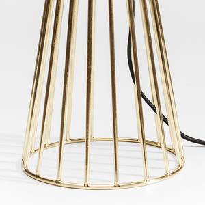 Lampe Wire Bowl Acier - Noir / Doré
