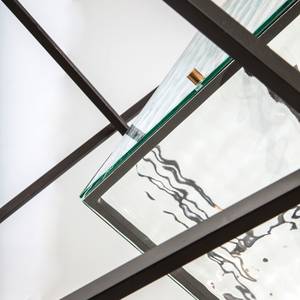Suspension Prisma Cristal / Acier - Noir - Largeur : 82 cm