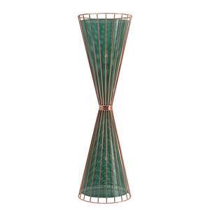 Lampadaire Hourglass Acier - Vert / Cuivre