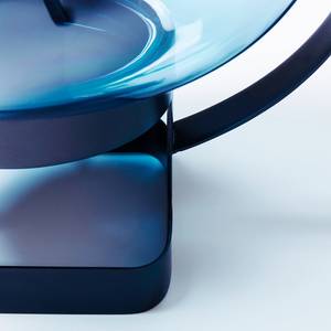 Lampe Jupiter Cristal / Acier - Bleu glacier